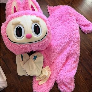 Pink Labubu Costume for adult
